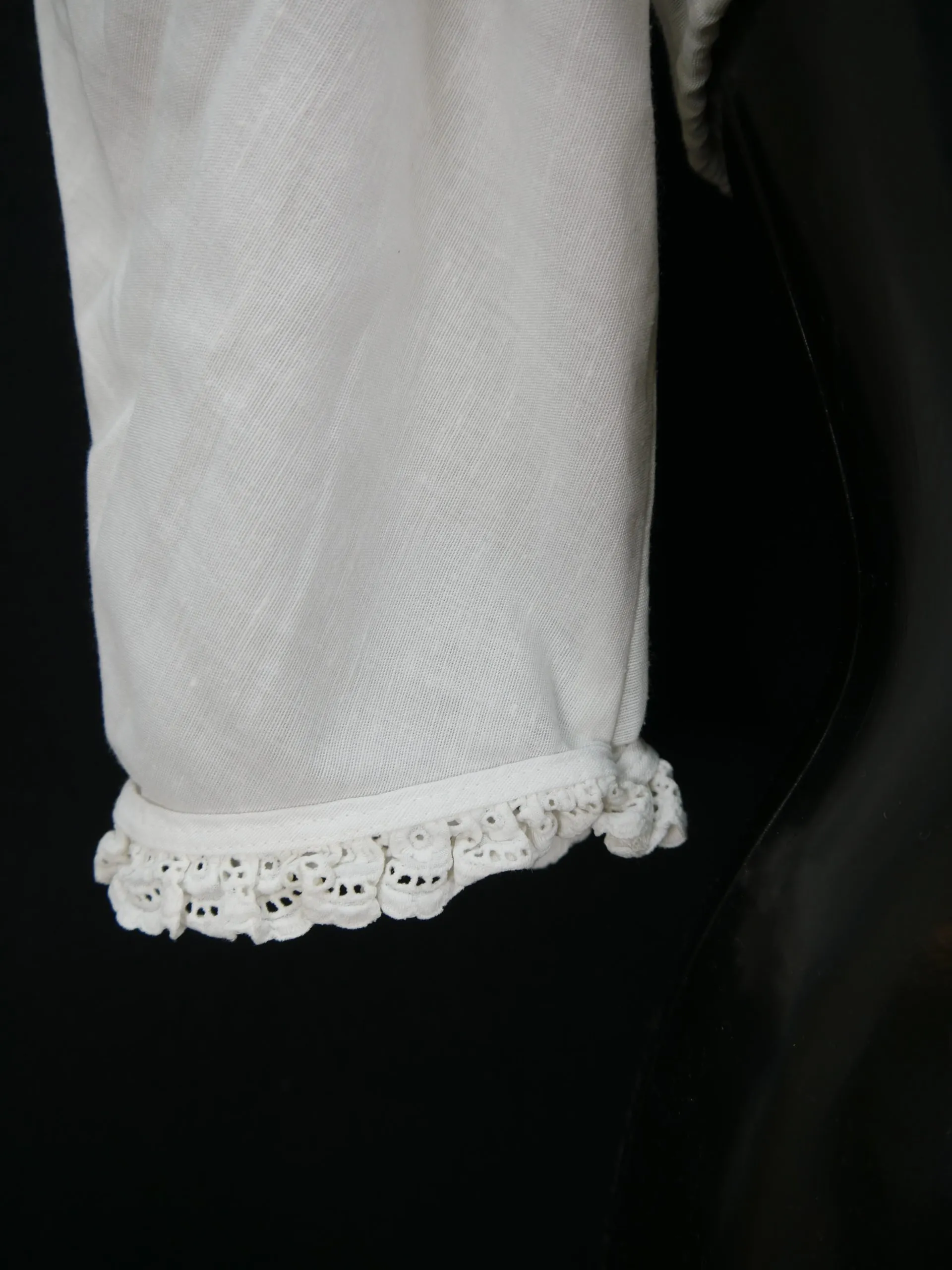 Gr.36 Dirndlbluse Bluse für Dirndl mit Spitze Straßer Trachtenbluse B8353