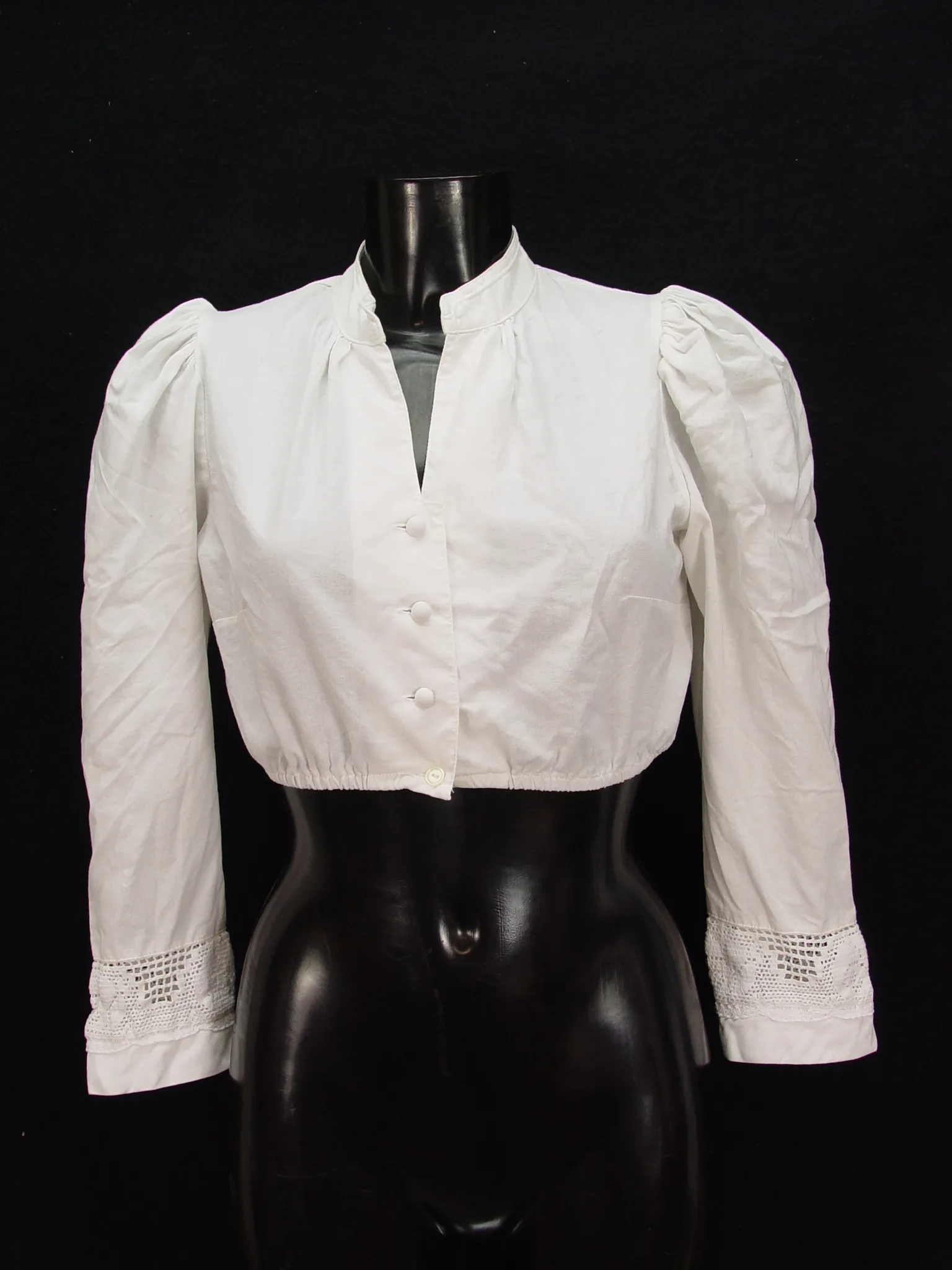 Gr.38 Dirndlbluse Bluse für Dirndl Trachtenbluse B7322