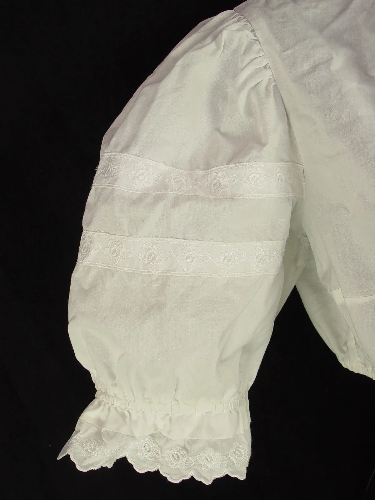 Gr.42 Dirndlbluse Bluse für Dirndl Trachtenbluse B1254