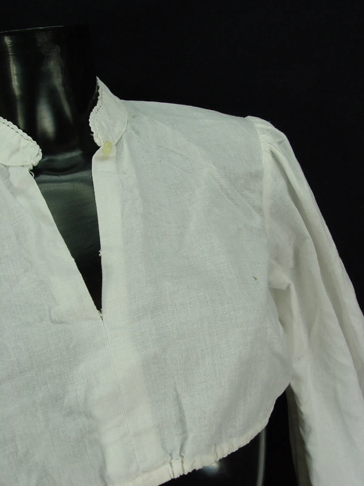 Gr44 Dirndlbluse mit Stehkragen  Bluse für Dirndl Trachtenbluse B3039
