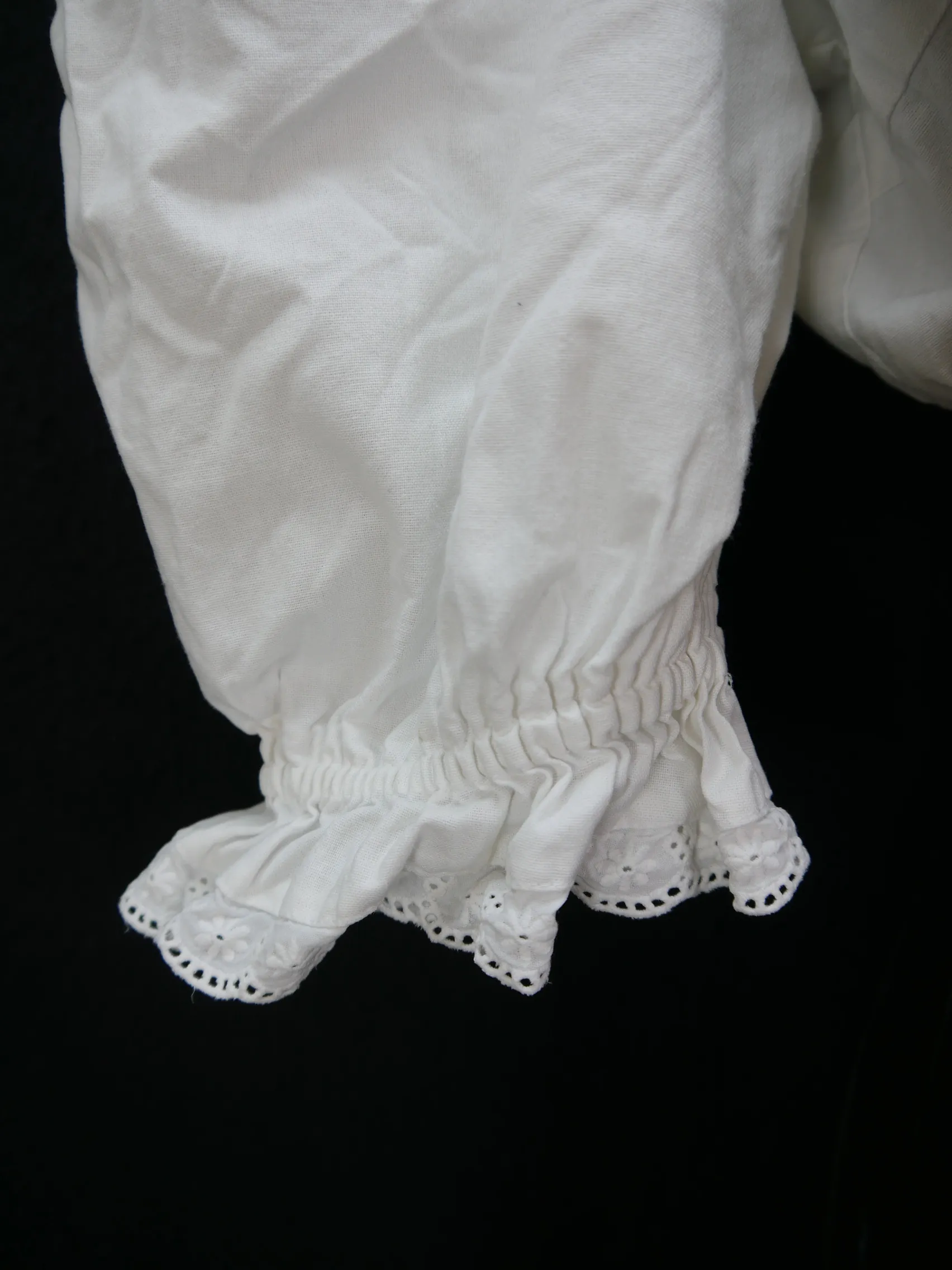 Gr.50 Dirndlbluse süße Bluse für Dirndl Hammerschmid Spitze Trachtenbluse B8771