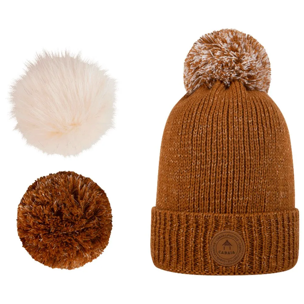 Mütze Cabaia ---Irish Coffee Beanie Camel Lurex